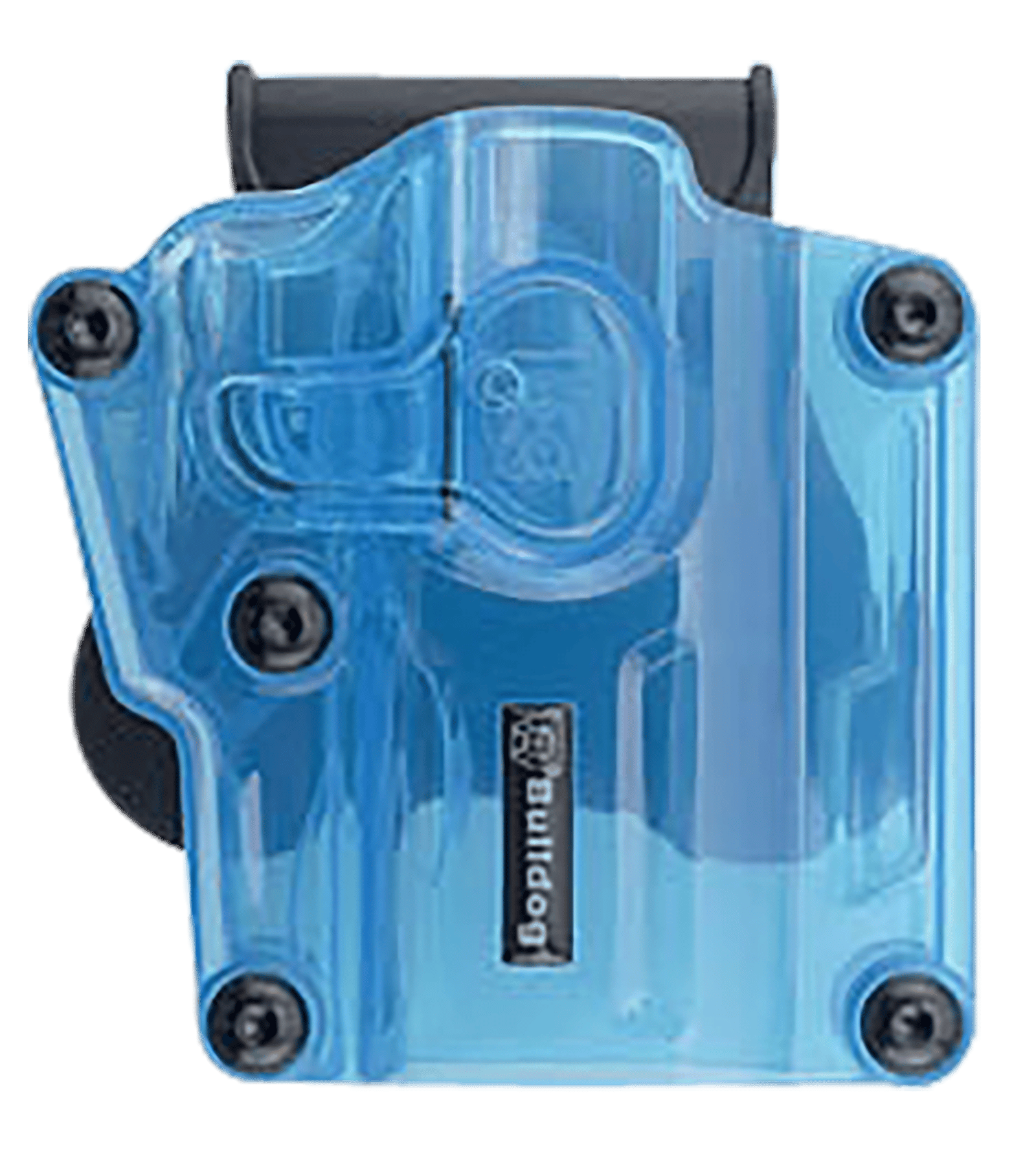 Bulldog MX005 Max Multi Fit OWB Transparent Blue Polymer Paddle Mount