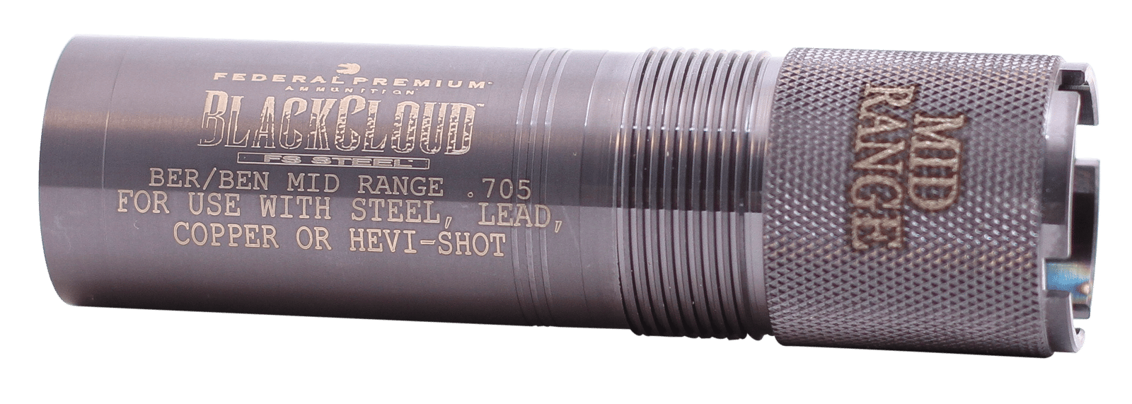 Carlson's Choke Tubes 09002 Black Cloud Beretta/Benelli Mobil 12 Gauge Mid-Range Steel Titanium Coated