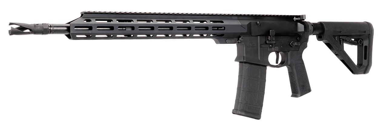 US Palm RI00010001AAN Cat4 Storm 5.56 NATO 30+1 16" Black Threaded Barrel, Matte Black Receiver w/Picatinny Rail, M-LOK Handguard, Adjustable Black Polymer Stock, Reduced Angle Grip, Ambidextrous