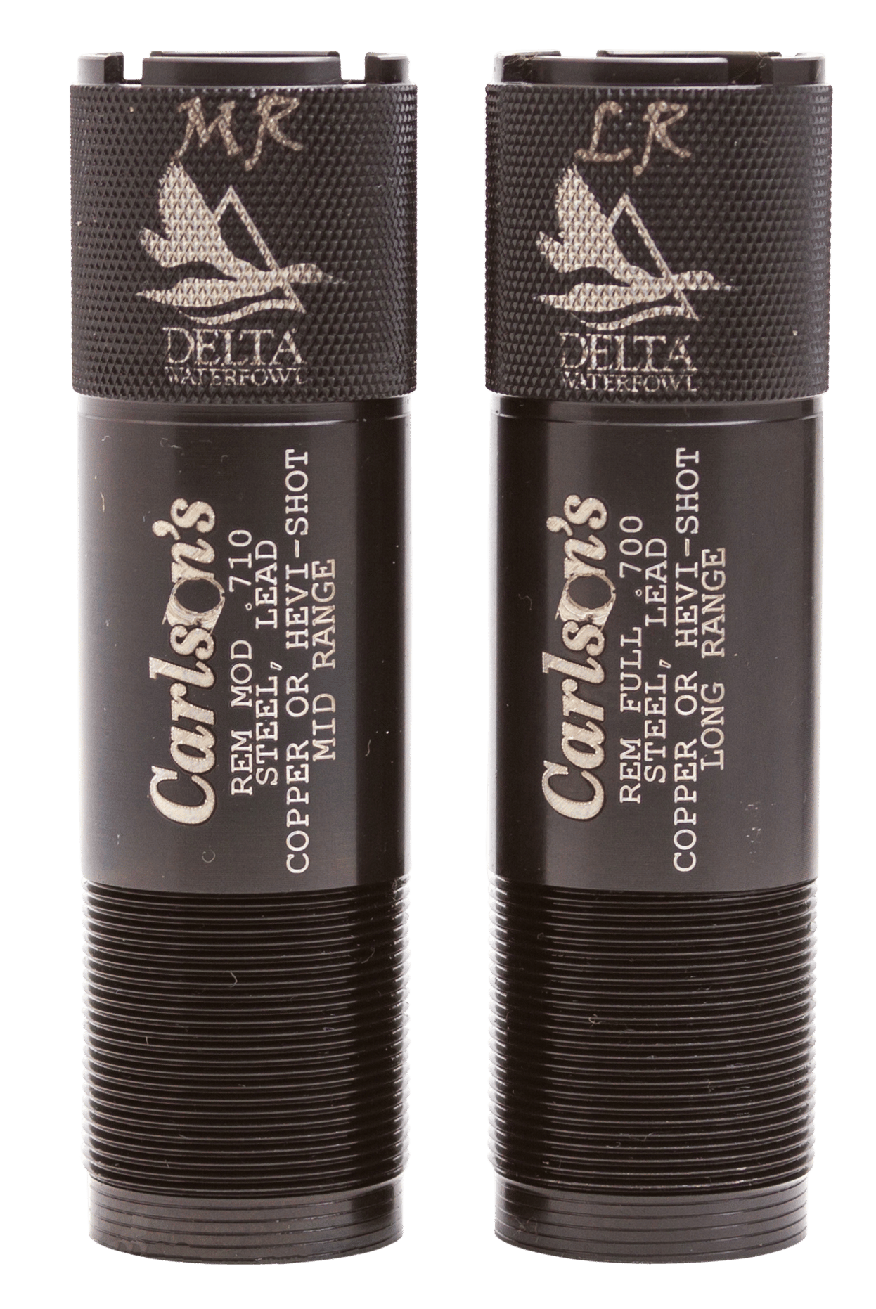 Carlson's Choke Tubes 07260 Delta Waterfowl  Remington Rem Choke 12 Gauge Mid/Long Range Knurled 17-4 Stainless Steel