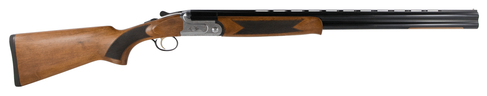 Dickinson GW12W30P Green Wing  12 Gauge Break Open 3" 2rd 30" Black Vent Rib Barrel, Silver Engraved Aluminum Receiver, Wood Stock, Right Hand