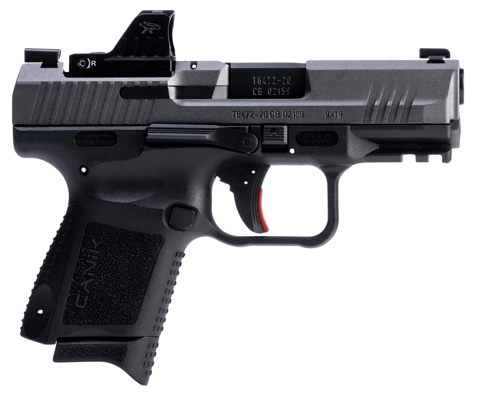 CIA HG7169T-N   CANIK TP9 ELT SUBC 9M 12R/OPTC BLK