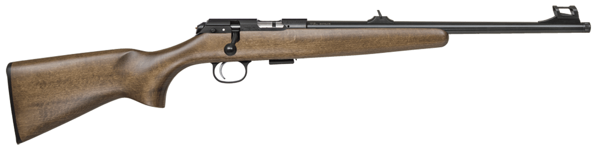 CZ-USA 02335 CZ 457 Scout Youth 22 LR 1rd 16" Black Nitride Steel Threaded Barrel Black Nitride Steel Receiver Beechwood Fixed American Style Stock Right Hand