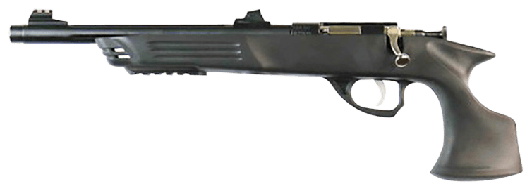 Crickett KSA793 Adult Pistol  22 WMR 1rd Blued Barrel 10.50" Blued Steel Threaded Barrel,  Black Synthetic Grips