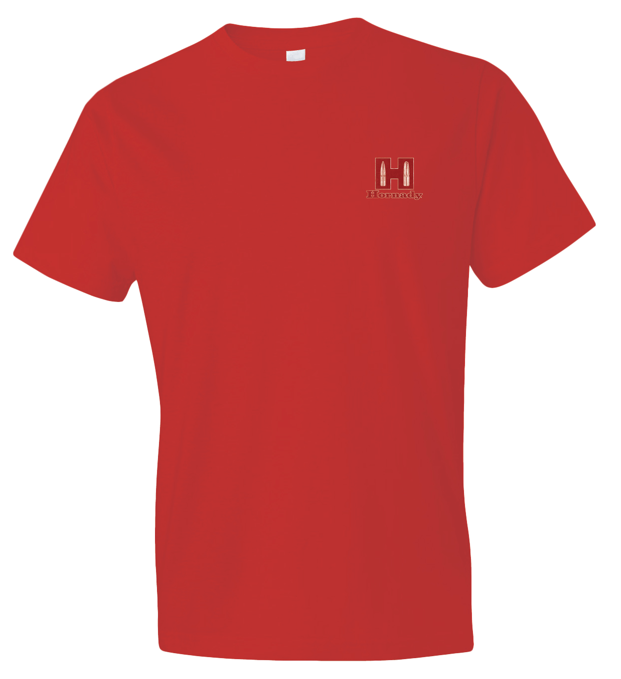Hornady 99601XXL Hornady T-Shirt  Red Cotton Polyester Short Sleeve 2XL
