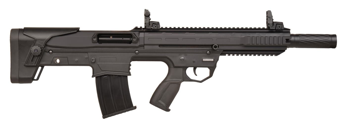 MACRO POLO 12GA SYN 18 MAG FED BLK BULLUP S