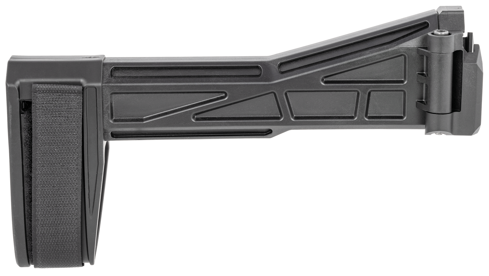 SB Tactical EVO201SB SBTEVO-G2  9.50" OAL Side Folding Black Synthetic for CZ Scorpion (Tube Not Included)
