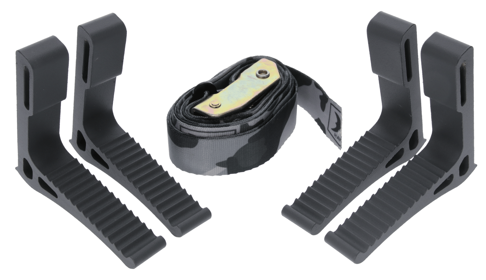 Hawk HWKSTP4PK Monkey Bar Steps Black Aluminum 4 Pack