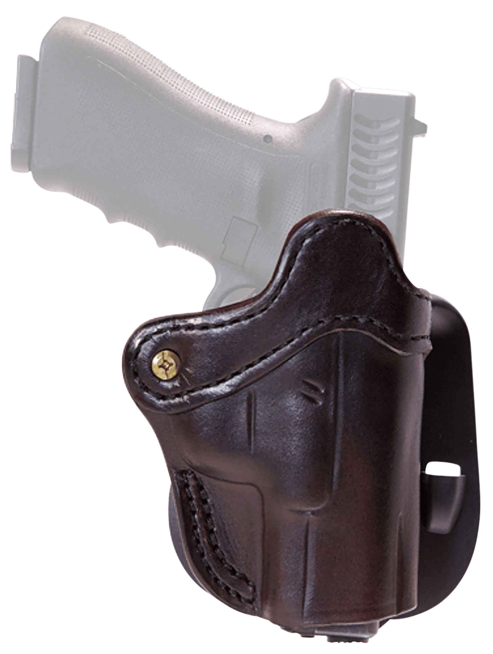 1791 Gunleather ORPDH2.3SBRR Optic Ready Paddle Holster OWB Size 2.3 Signature Brown Leather Right Hand