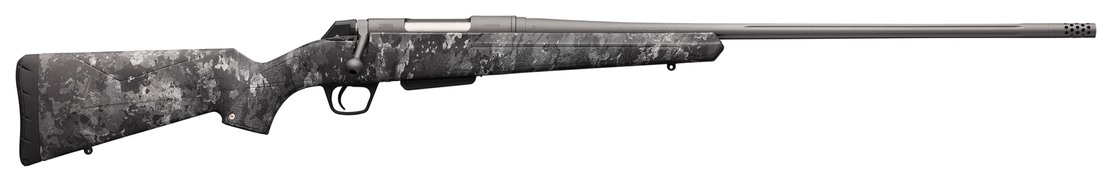 Winchester Guns 535776212 XPR Extreme Hunter 243 Win 3+1 Cap 22" MB Tungsten Gray Cerakote Rec TrueTimber Midnight Stock Right Hand with MOA Trigger System (Full Size) No Sights