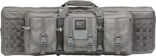 BULLDOG 37" SINGLE TACTICAL CS 3 LARGE ACCESSORY POCKETS GREY