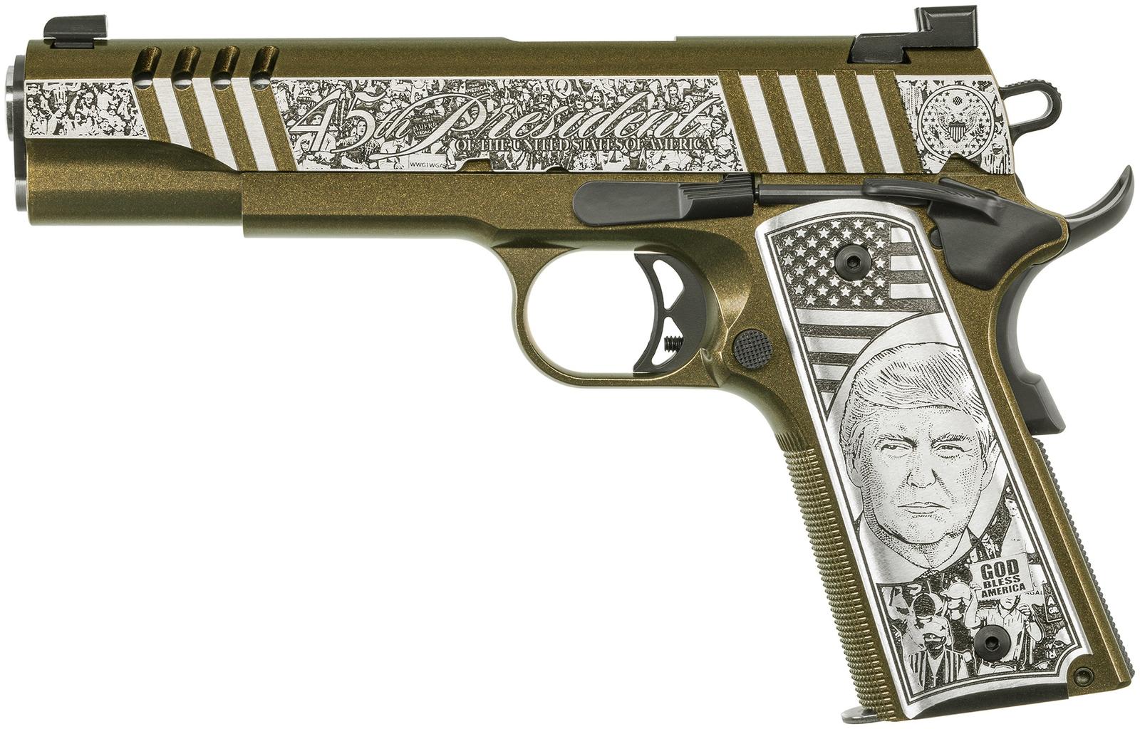 AO 1911 45ACP TRUMP RALLY CRY 5 NS 7RD
