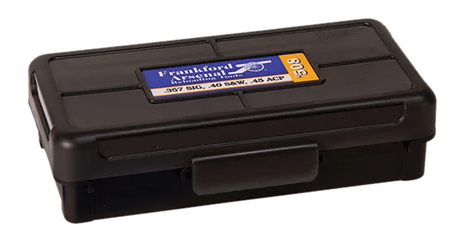 Frankford Arsenal 1083790 Hinge-Top Ammo Box 270Win/280Cal/25-06Rem Black Polymer 50rd