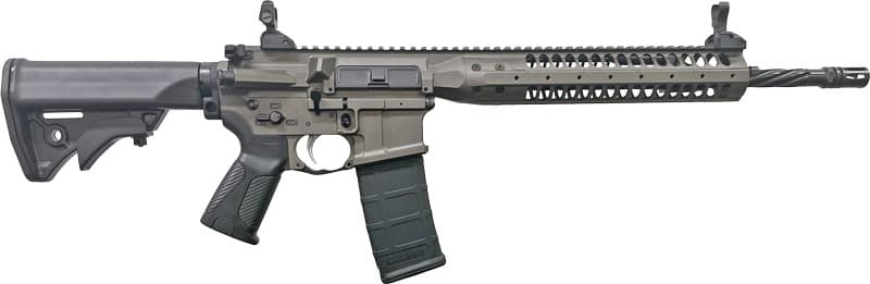 LWRC IC-SPR BILLET 5.56 NATO 16" 30RD GREY W/ BLACK STOCK