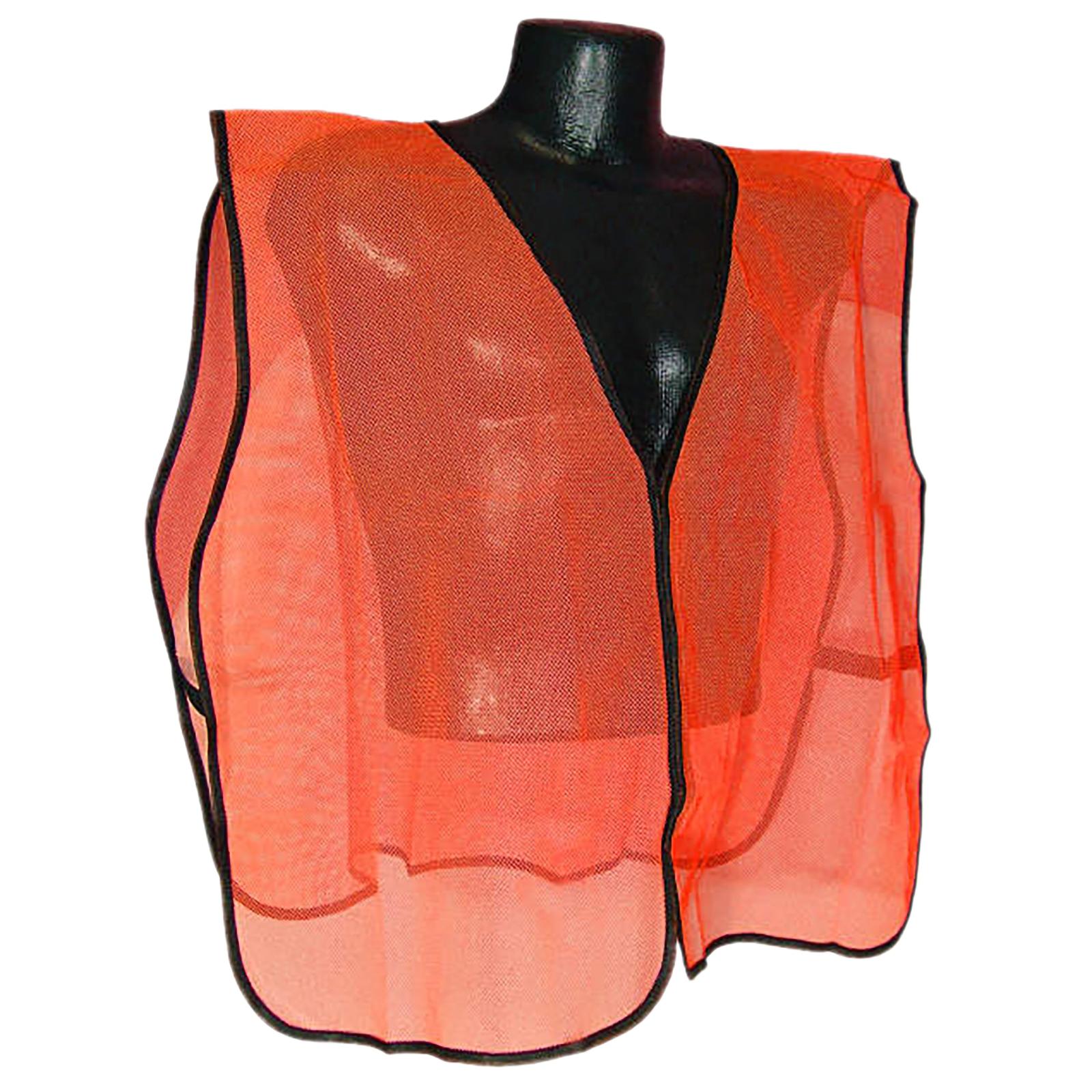 Radians SVO Safety Vest  OSFA Orange Polyester Mesh