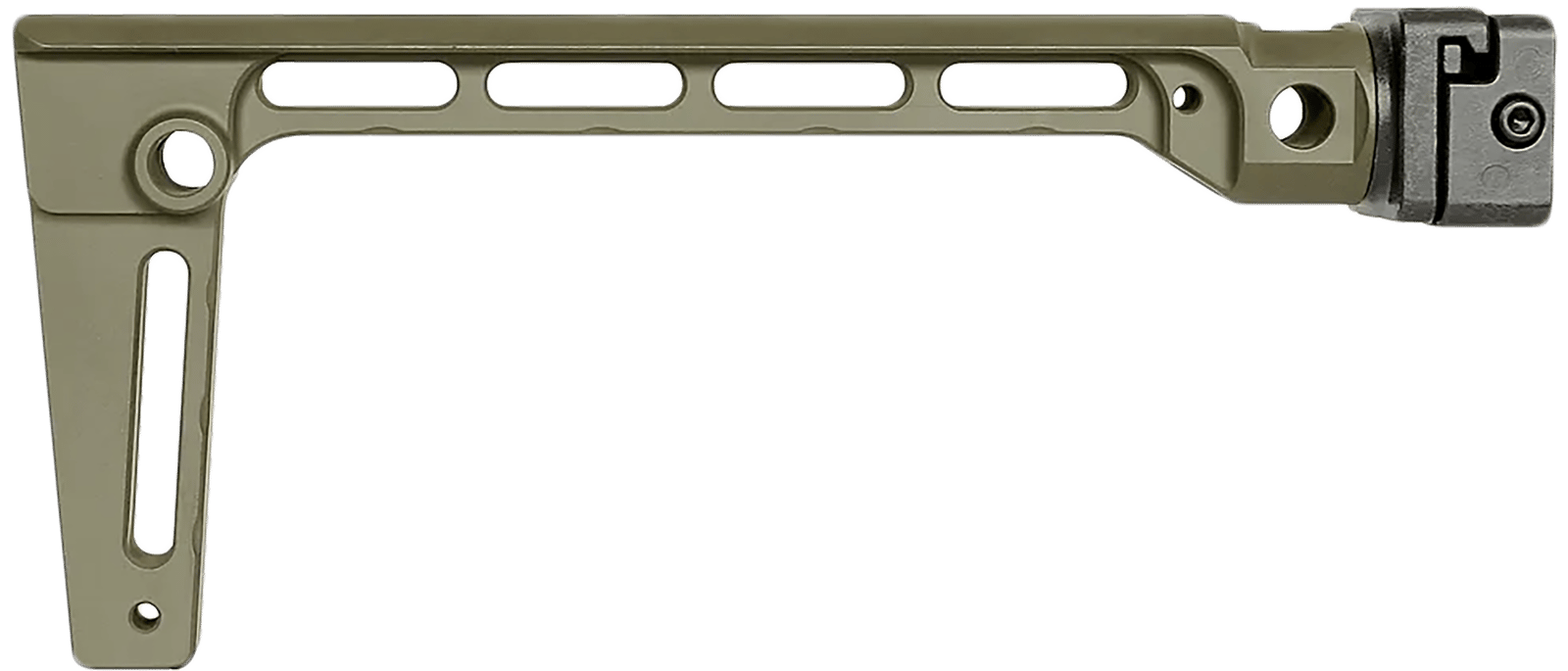 Midwest Industries MIARMSFODG Arm Brace Side Folding Stock ODG 6061 Aluminum Fixed