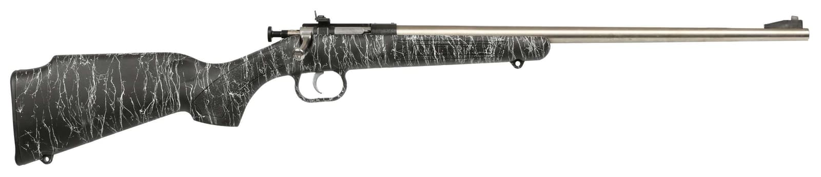 KSA CRICKETT BLK SYN 22LR WHITE WEBBED SS