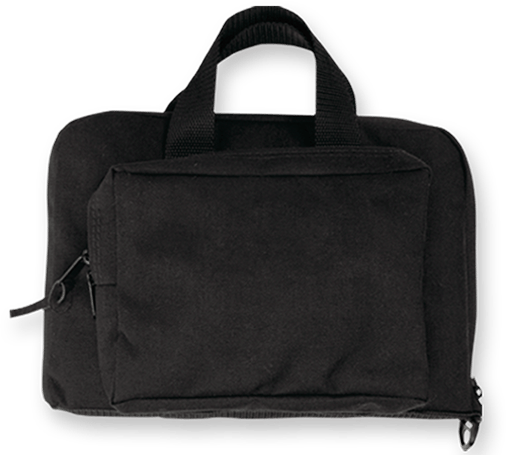 Bulldog BD915 Deluxe Mini Range Bag Black Water-Resistant Outer Shell, Inside Ammo & Magazine Pockets, Outer Storage Pockets