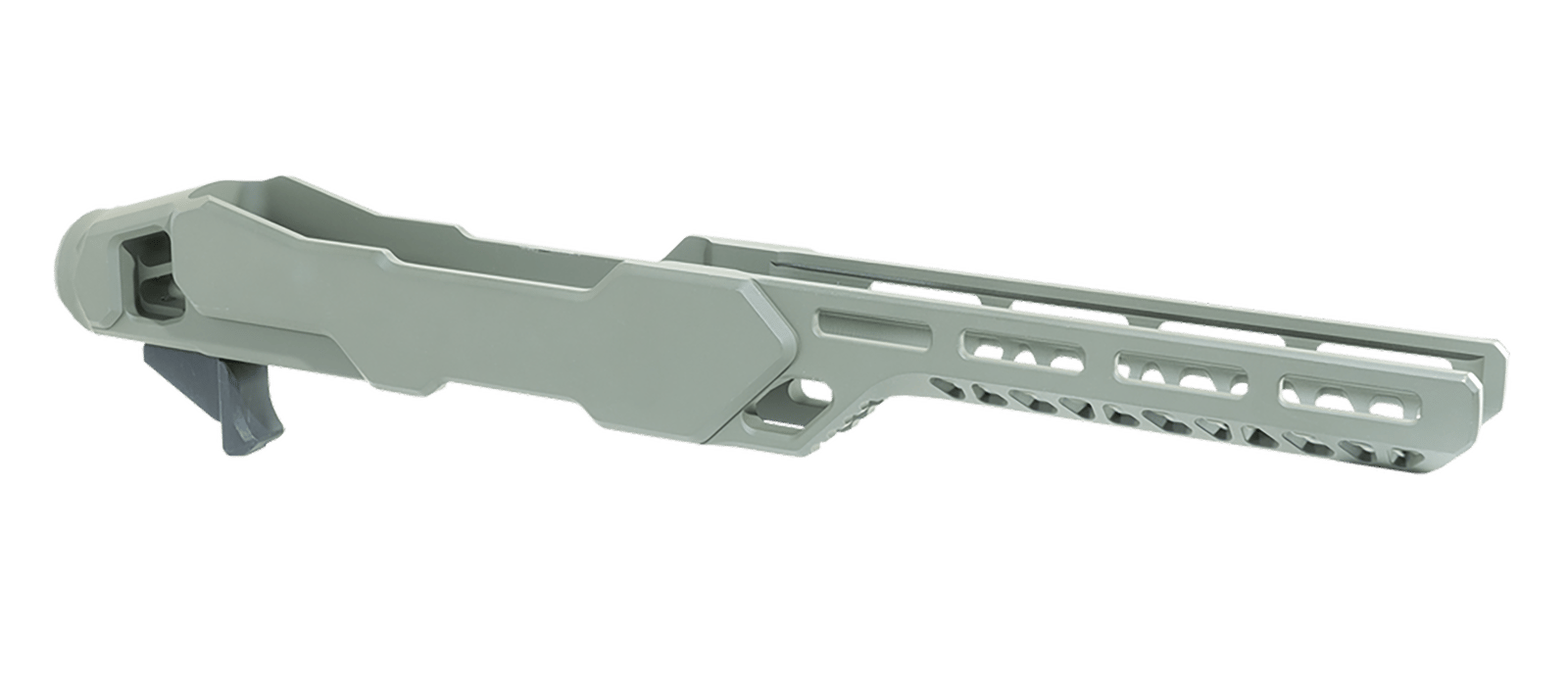 Timber Creek Outdoors ERC1022OD Enforcer Rifle Chassis OD Green Aluminum Fits Ruger 10/22 Compatible w/ MSR Buffer Tubes