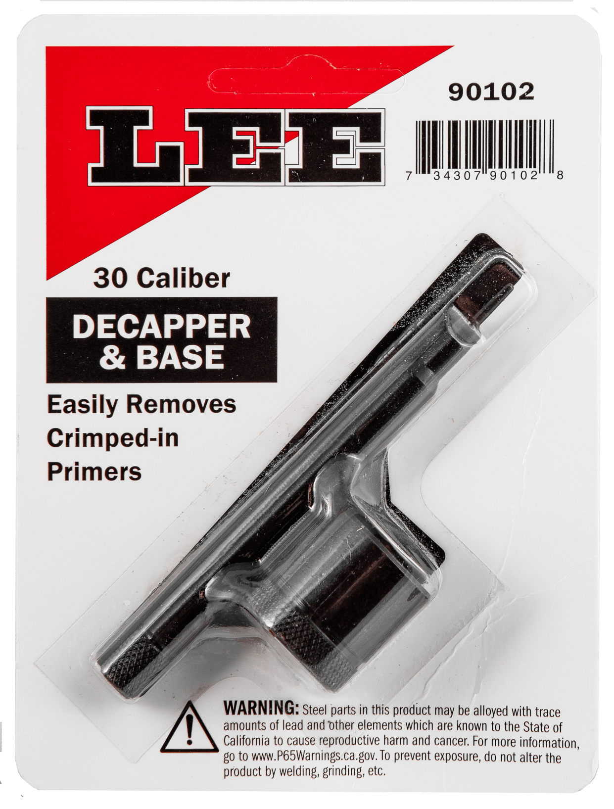 Lee Precision 90102 Decapper & Base 30 Caliber