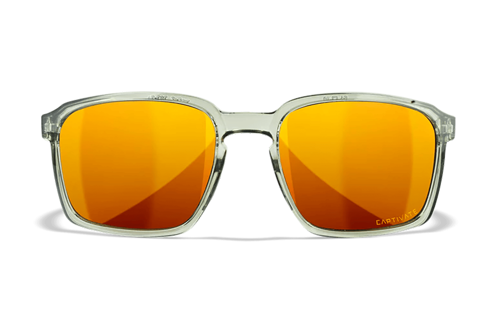 Wiley X AC6ALF04 Alfa  M/L Bronze Mirror Lens Polycarbonate Gloss Crystal Light Olive Frame