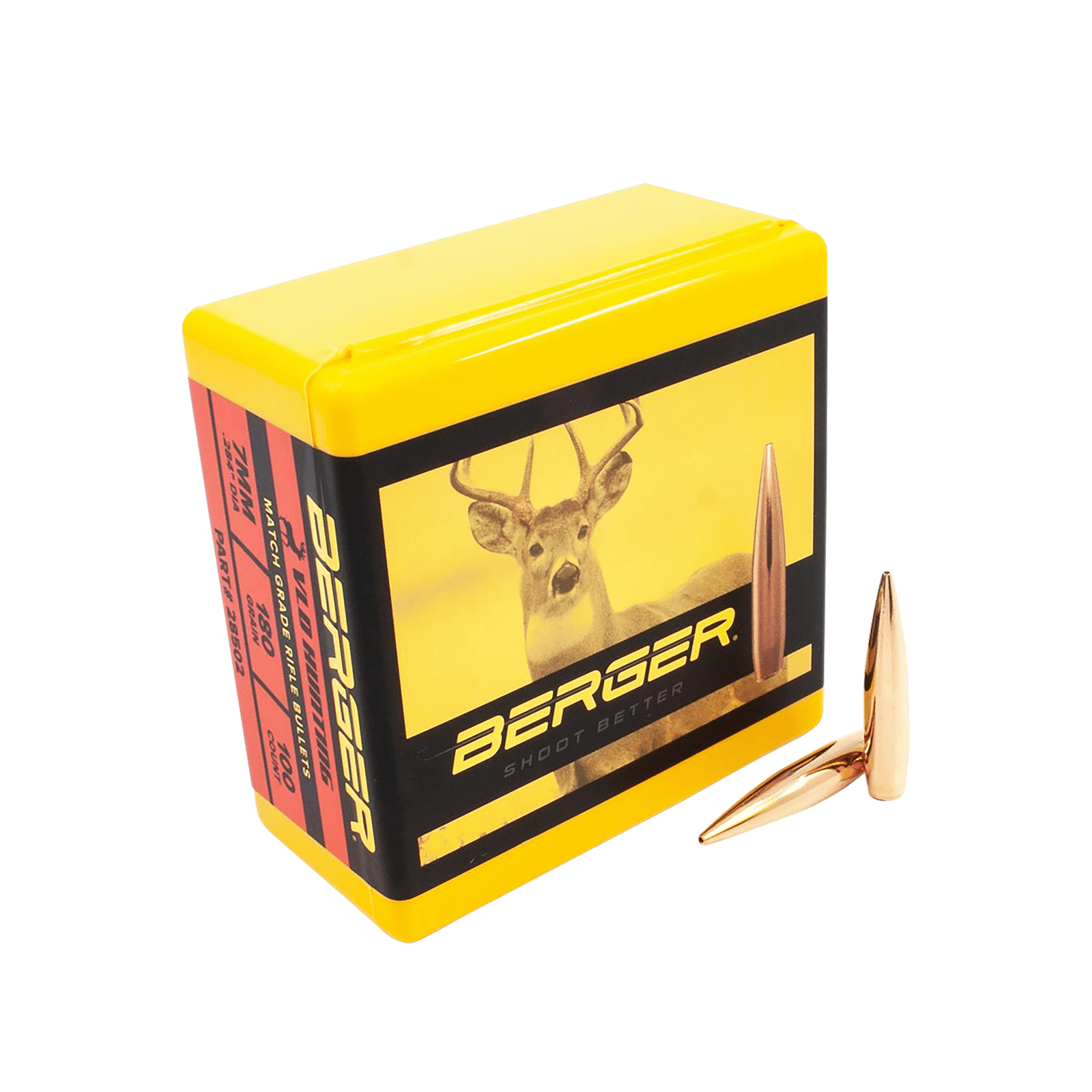 Berger Bullets 28502 VLD Hunting Long Range 7mm 180gr 100/Box