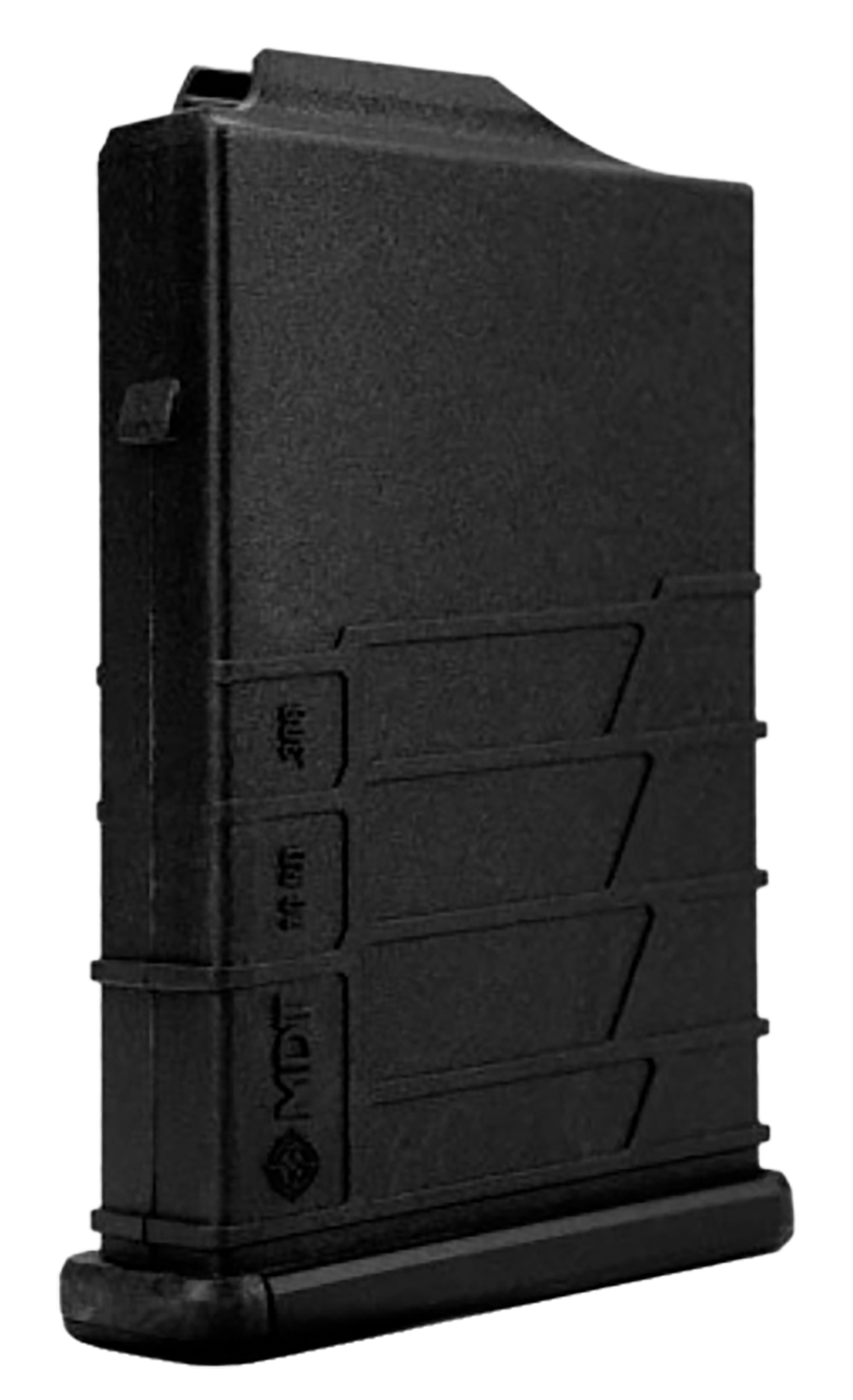 Mdt Sporting Goods Inc 104447BLK AICS Magazine  10rd Extended 308/6.5 Creedmoor Short Action, Black Polymer Fits Some Chassis/Bottom Metal (MDT/XLR/KRG/GRS/CDI/Pacific Tool & Gauge)