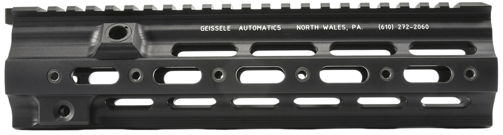 Geissele Automatics 05190B Super Modular Rail HK Black Aluminum 10.50" Long