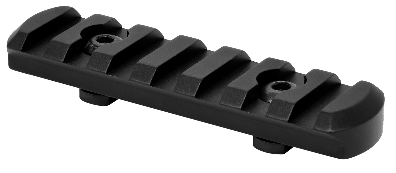 Warne 6203M M-LOK 7-Slot Black Anodized Aluminum