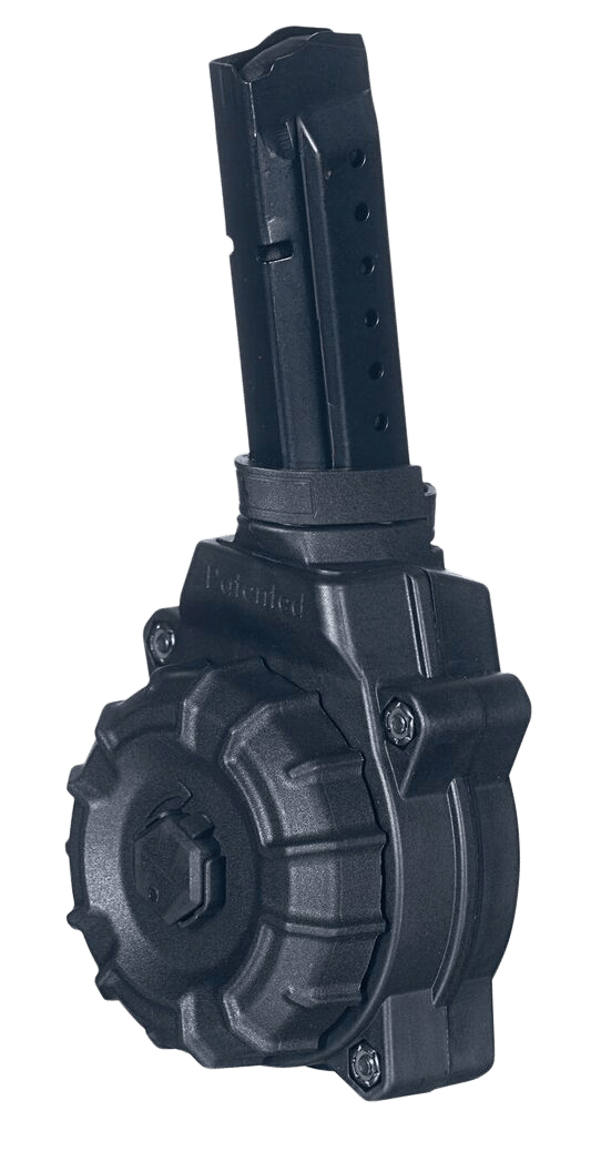 ProMag DRMA27 Standard  30rd Drum 9mm Luger Compatible w/ Glock 17/19 Black DuPont Zytel Polymer