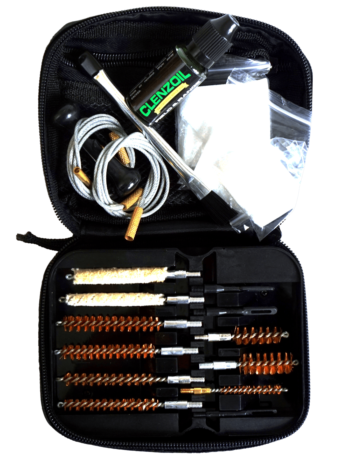 Clenzoil 2335 Field & Range Cleaning Kit Multi-Caliber Rifle/21 Pieces Black