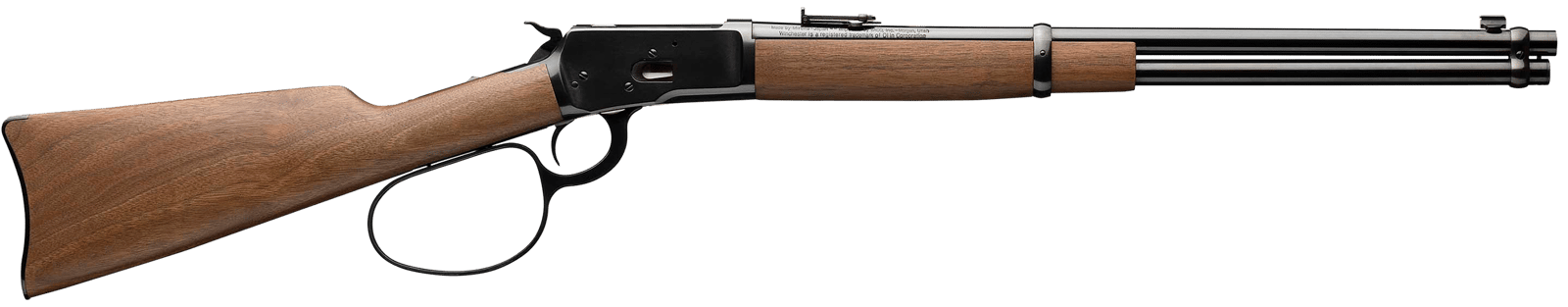 Winchester Guns 534190124 Model 1892 Large Loop Carbine 44 Rem Mag 10+1 Cap 20" Brushed Polish Blued Rec/Barrel Satin Walnut Fixed Straight Grip Stock Right Hand (Full Size)