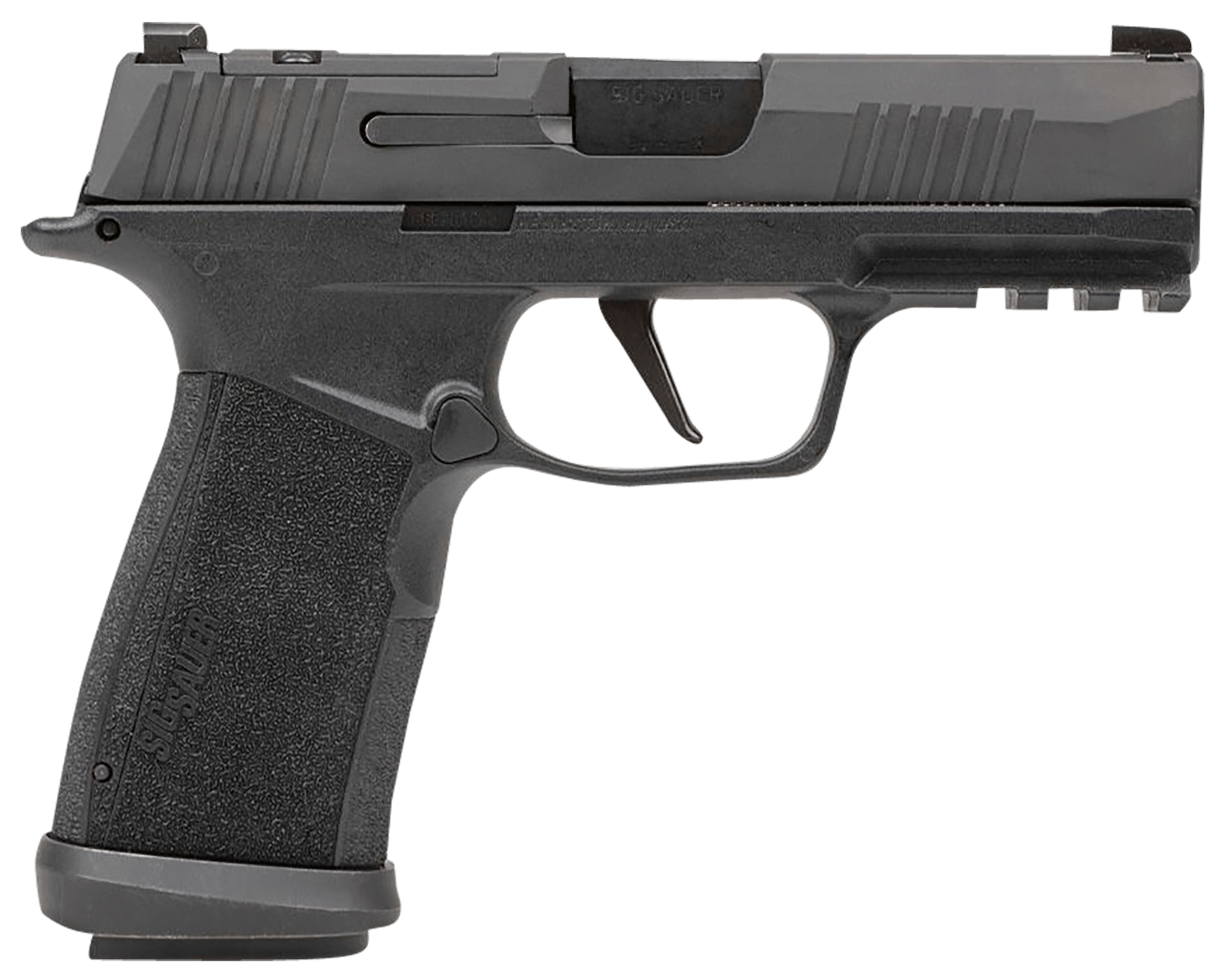 Sig Sauer 365XCA9TACOPS P365-XMACRO TACOPS Compact 9mm Luger 17+1 3.70" Black Barrel, Black Nitron Optic Ready/Serrated Slide, Black Polymer Frame w/Picatinny Rail, Black XMACRO Polymer Grips