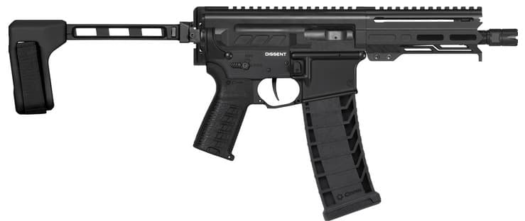 CMMG DISSENT MK4 BRACE 9MM 6.5 ARMOR BLACK