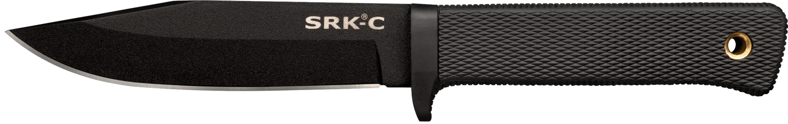 Cold Steel CS-49LCKD SRK Compact 5" Fixed Plain Black Tuff-Ex Finish SK-5 Steel Blade/Black Kray-Ex Handle Includes Sheath