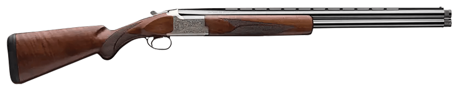 Browning 018142305 Citori White Lightning 12 Gauge with 26" Polished Blued Barrel, 3" Chamber, 2rd Capacity, Silver Nitride Metal Finish & Gloss Oil Black Walnut Stock Right Hand (Full Size)