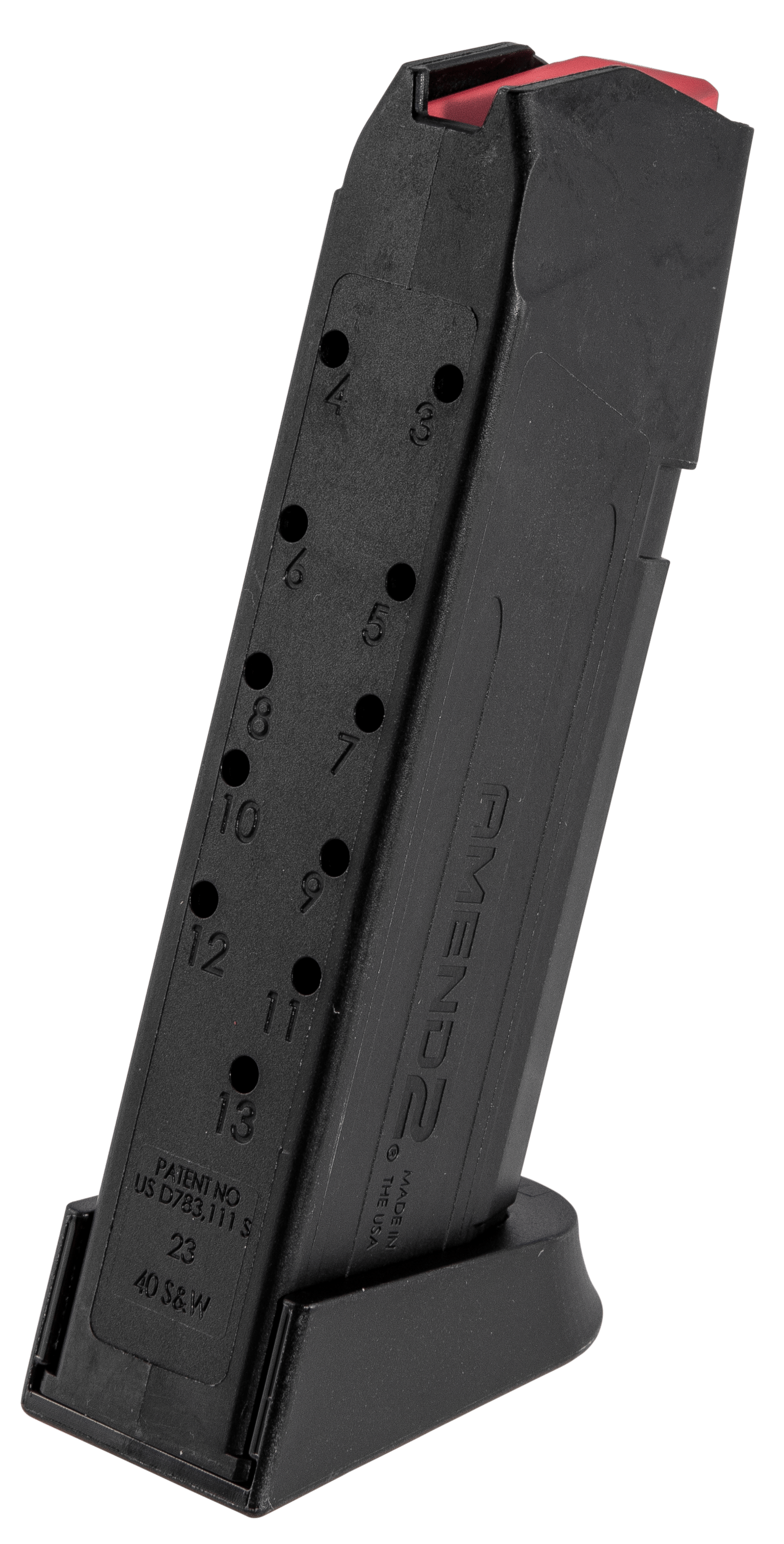Amend2 A2GLOCK23BLK A2-23  13rd 40 S&W Compatible w/Glock 23 Black Polymer