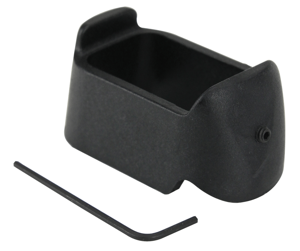 Pachmayr 03852 Mag Sleeve  made of Polymer with Black Finish for Glock 19,23 Mags to fit Glock 26 & 27 Models