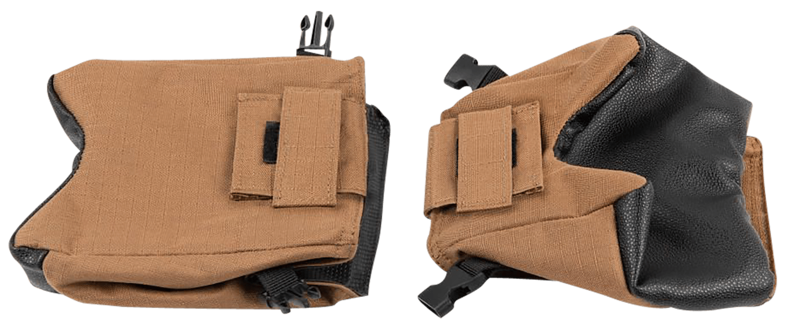 Allen 18419 X-Focus Unfilled Front/Rear Shooting Bag Combo Tan/Black 600D Polyester
