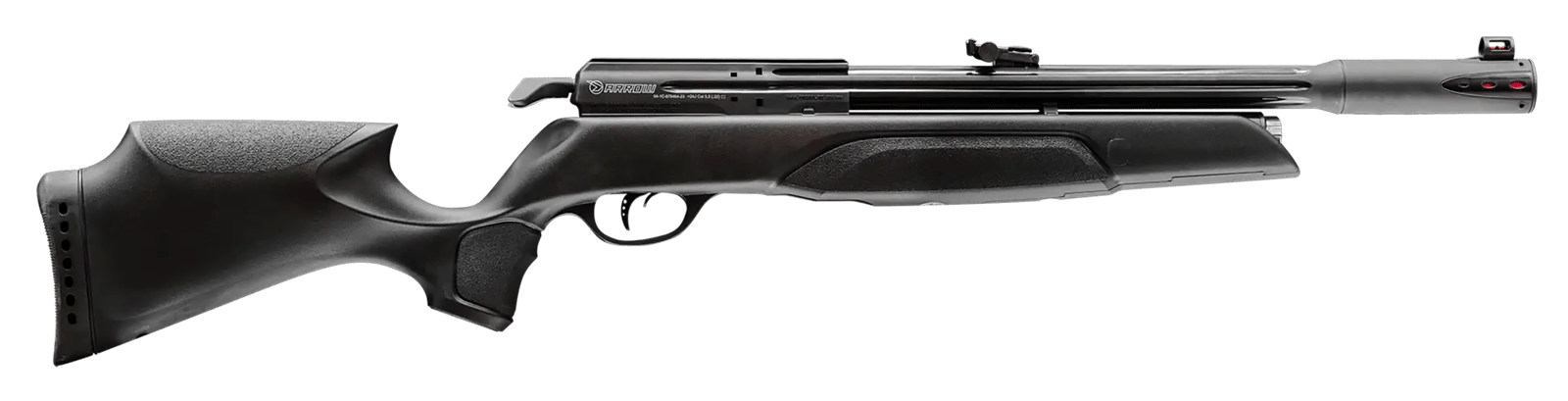 Gamo 600004P54 Arrow PCP 177 Cal 60 Pellet Shot, Black Rifled Barrel, All Weather Black Stock