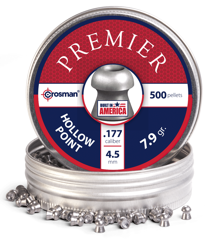 Crosman LHP77 Premier Hollow Point 177 Lead Hollow Point 500/Tin