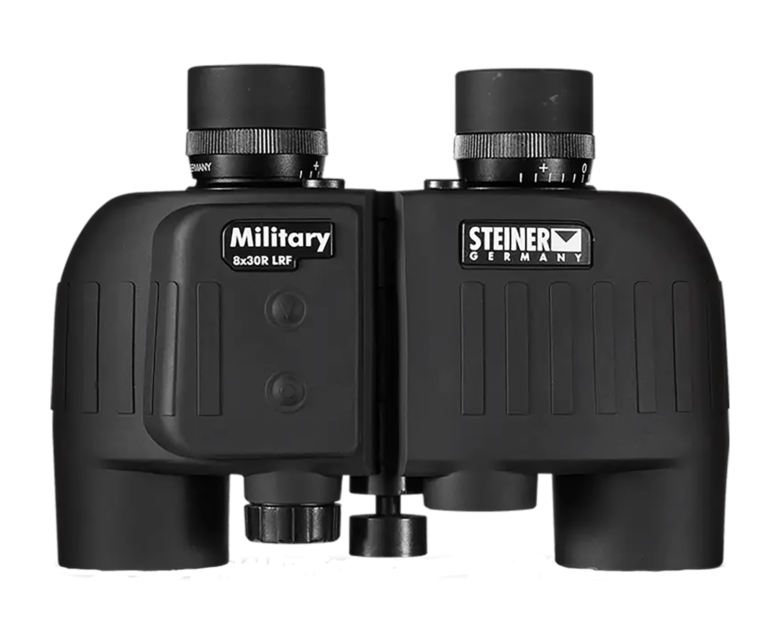 Steiner 2680 M830r Laser Rangefinder 8x 30mm Mil Radian Ranging Reticle, Floating Prism Auto Focus, Black Makrolon w/Rubber Armor