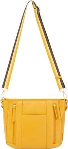 CAMELEON VIDA PURSE CONCEALED CARRY BAG MUSTARD<