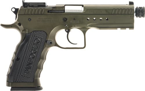 TANFOGLIO TACTICAL PRO 9MM 4.9" 17/20RD STEEL THREADED