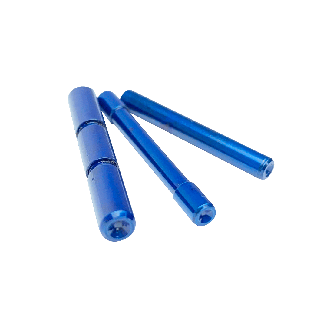 Cross Armory CRGPSBL 3 Pin Set Dimpled Compatible w/Glock Gen1-3 Blue Steel