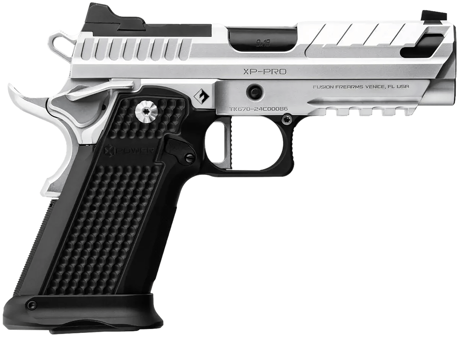 FUSION XP-9-C XP PRO 9MM 4" 17R CHROME