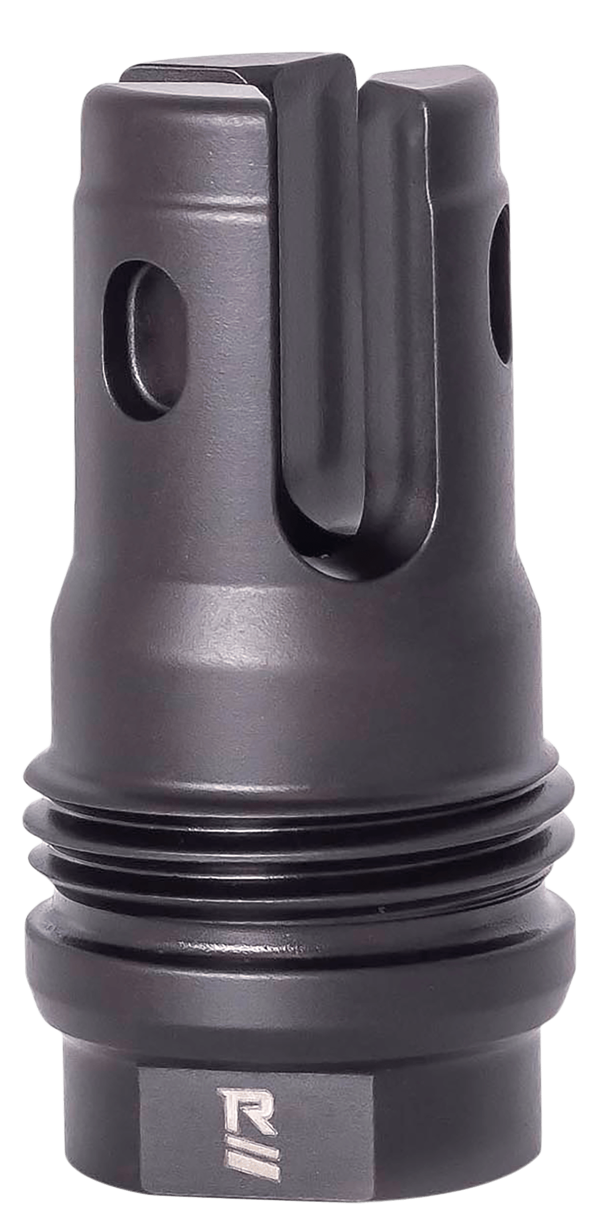 Rugged Suppressor FH010 R3 Flash Mitigation System Black with M18x1.5 Threads & 2.13" OAL for 7.62mm Radiant762, Surge762, Razor762 & Micro30 Suppressors
