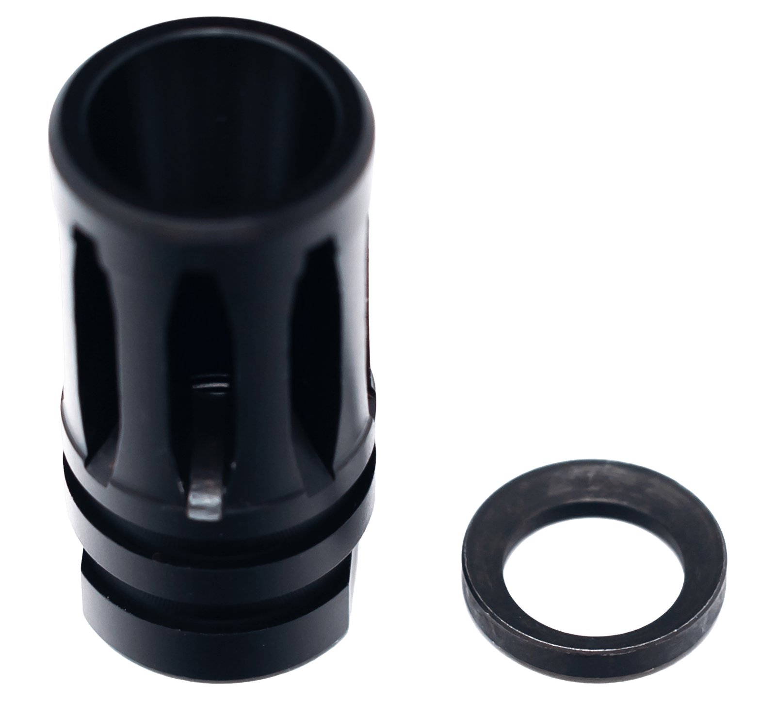 Faxon Firearms FFMD762A2  A2 Flash Hider Black Nitride 5/8"x24 Threads 30 Cal