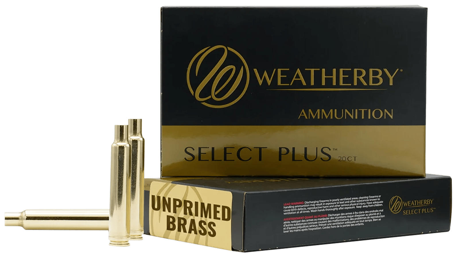 Weatherby BRASS7MM Unprimed Cases  7mmWthbyMag Rifle Brass 20/Box