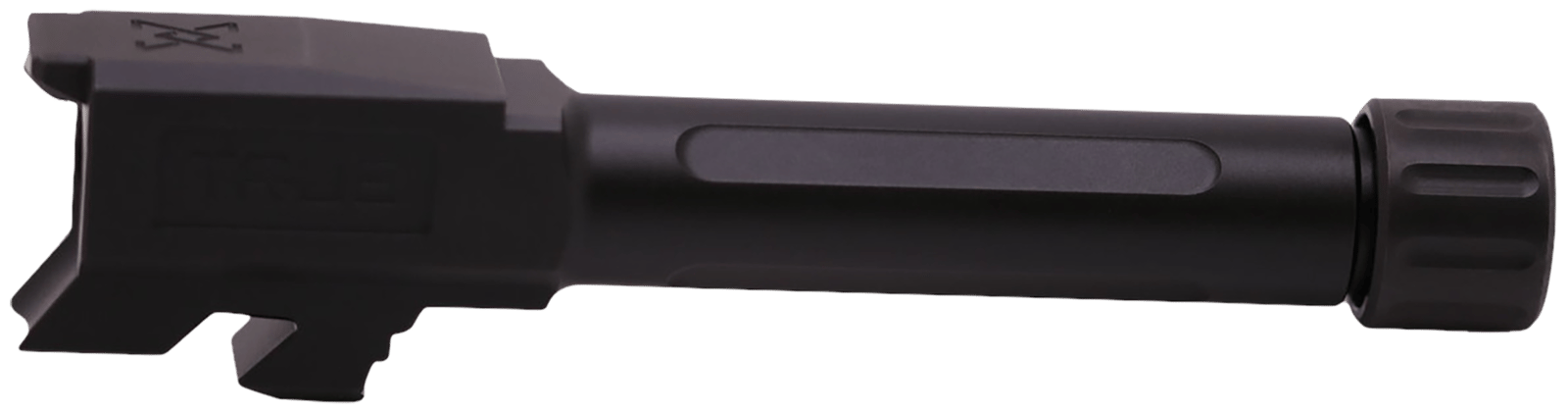 True Precision Inc TPG43BXTBL Glock  9mm Luger 3.90" Threaded Black Nitride Stainless Steel, Fits Glock 43/43X